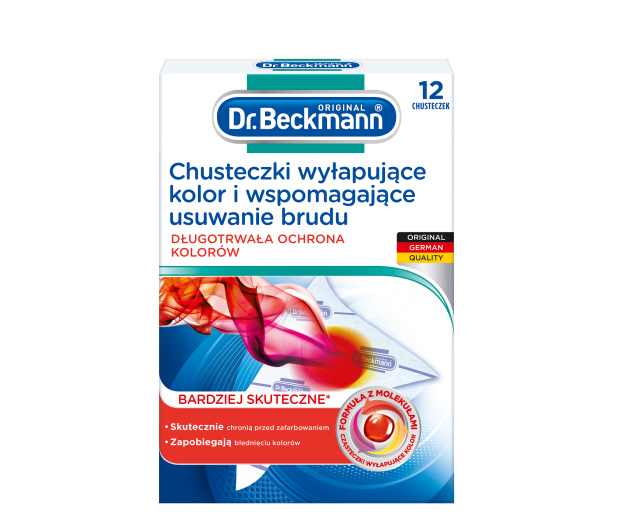 DR.BECKMANN Chusteczki wyłapujące kolor i wspomagające usuwanie brudu (1 - 1457658 - zdjęcie